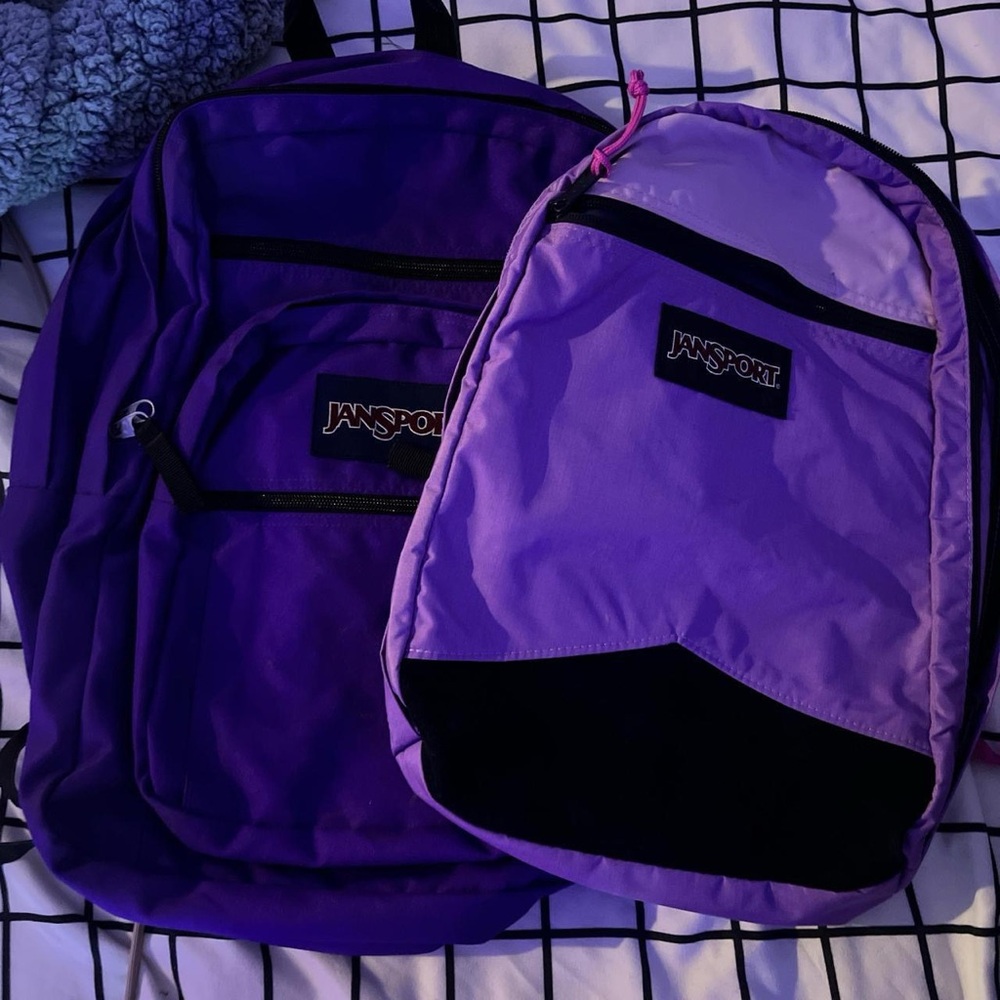 Jansport Dual Purple Backpack Set